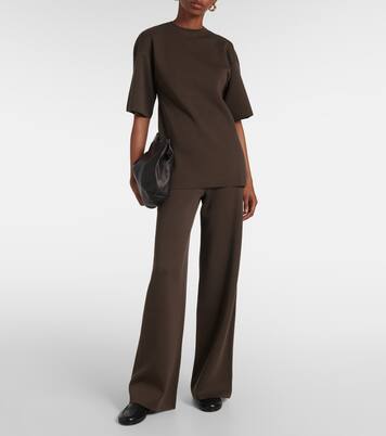 Pantalon Perse en laine et coton mélangé | Fforme