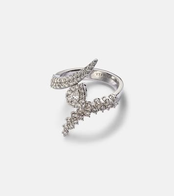 Y-Not 18kt white gold ring with diamonds | Yeprem