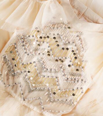 Robe Nebula en coton et tulle à ornements | Tutu Du Monde
