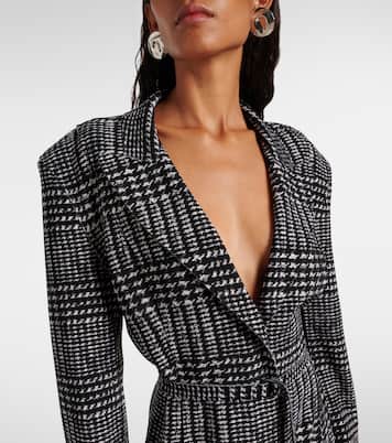 Belted plaid minidress | Norma Kamali