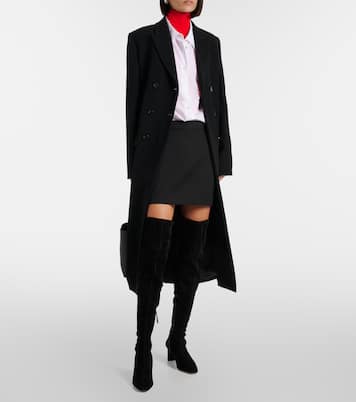 Stiefel Zenn 65 aus Veloursleder | Aquazzura