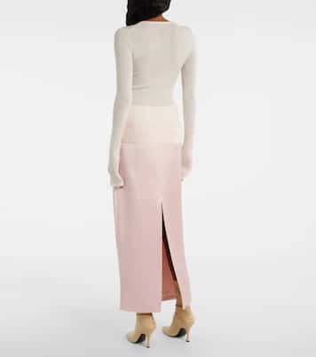 Tania ribbed-knit wool-blend top | Khaite
