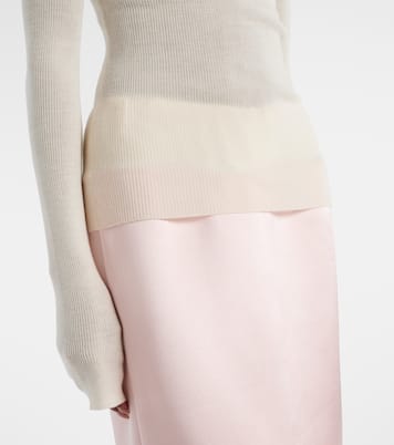 Tania ribbed-knit wool-blend top | Khaite