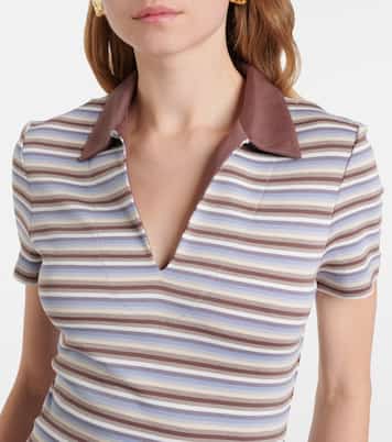 Robe longue Tiesse rayée en coton  | Faithfull