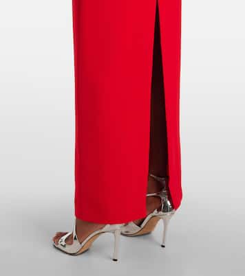 Abito lungo Amalie con scollo bardot | Solace London