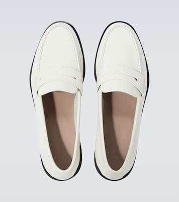 Perry leather penny loafers | Manolo Blahnik