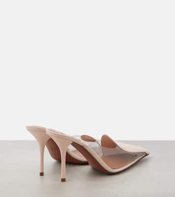 Le Cœur Abstrait 90 patent leather mules | Alaïa