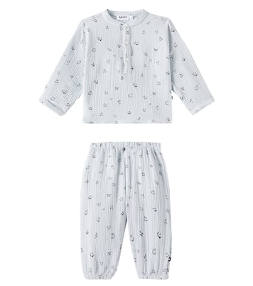 Baby Enoz cotton shirt and pants set | Molo