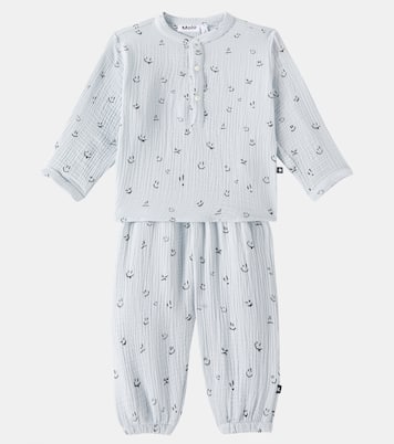 Baby Enoz cotton shirt and pants set | Molo