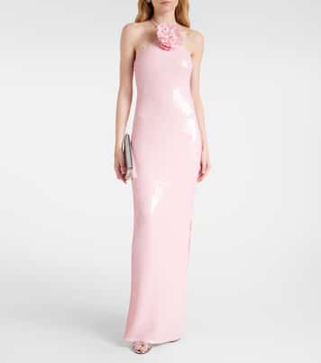 Robe longue à fleurs et sequins | Rodarte