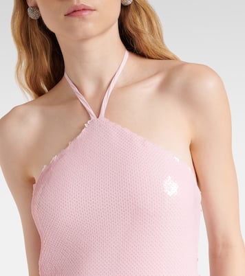 Robe longue à fleurs et sequins | Rodarte