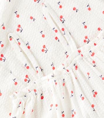 Sorbet floral cotton playsuit | Bonpoint