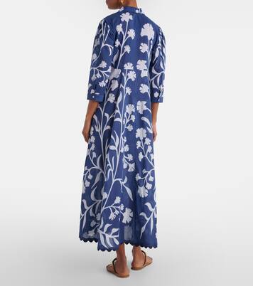 Robe longue en coton imprimé | Juliet Dunn