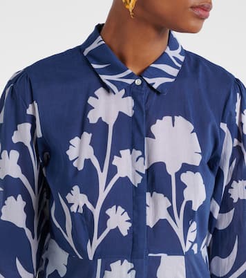 Robe longue en coton imprimé | Juliet Dunn