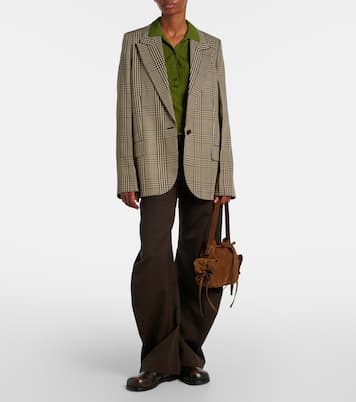 Multipocket Mini suede bucket bag | Acne Studios