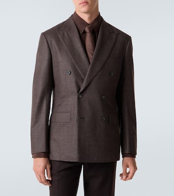 Blazer de lana a cuadros Príncipe de Gales | Brioni