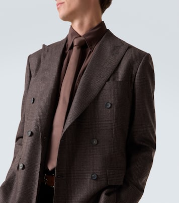 Blazer de lana a cuadros Príncipe de Gales | Brioni