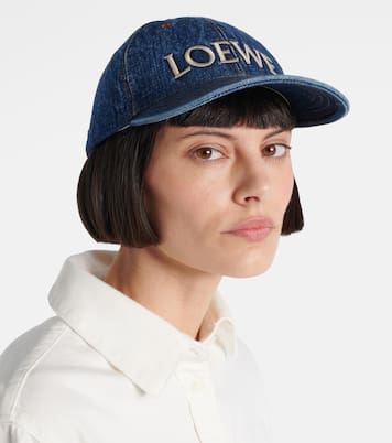 Paula's Ibiza logo denim baseball cap | Loewe
