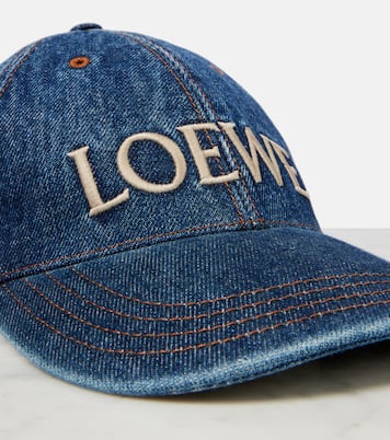 Paula's Ibiza logo denim baseball cap | Loewe