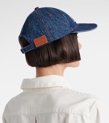Paula's Ibiza logo denim baseball cap | Loewe