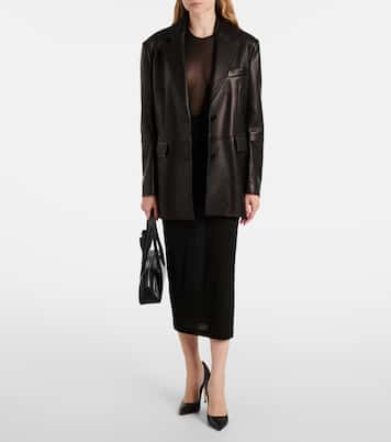 Gonna midi trasparente | Wardrobe.NYC