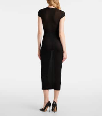 Gonna midi trasparente | Wardrobe.NYC