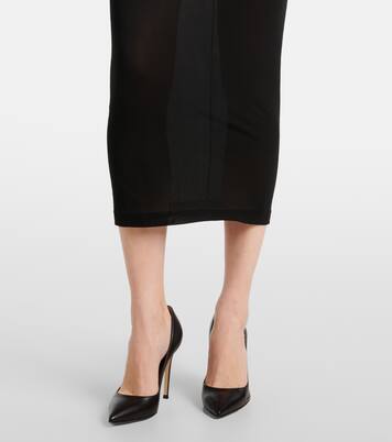 Gonna midi trasparente | Wardrobe.NYC