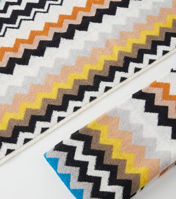Best Zigzag set of 2 cotton terry towels | Missoni