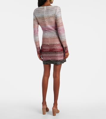 Minikleid aus Häkelstrick | Missoni
