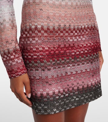 Minikleid aus Häkelstrick | Missoni