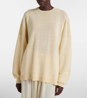 Basel cotton-blend sweater | The Frankie Shop