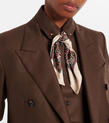 Printed silk scarf | Loro Piana