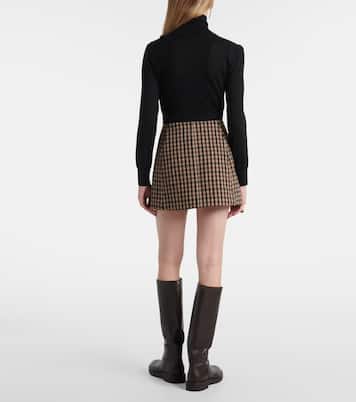 Wickelrock aus Wolle | Ganni