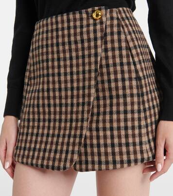 Wickelrock aus Wolle | Ganni