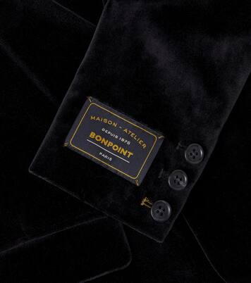 Teo cotton velvet blazer | Bonpoint