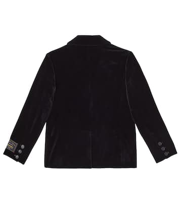 Teo cotton velvet blazer | Bonpoint