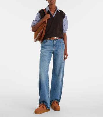 Plateaustiefel H681 aus Veloursleder | Hogan