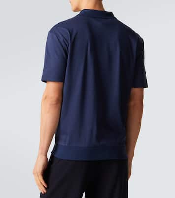 Cotton jersey polo shirt | Giorgio Armani