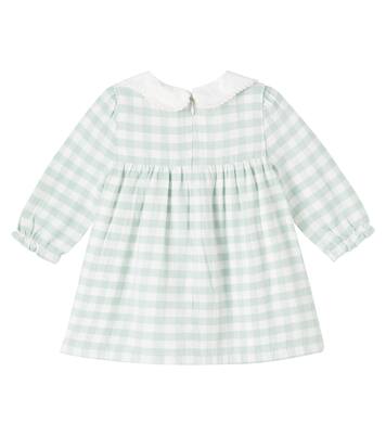 Baby embroidered gingham cotton dress | Tartine et Chocolat