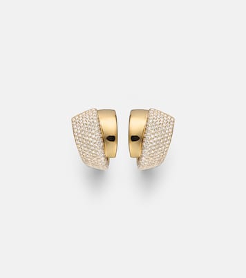 Divino 18kt gold (750/1000) earrings with diamonds | Engelbert