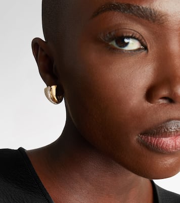 Divino 18kt gold (750/1000) earrings with diamonds | Engelbert