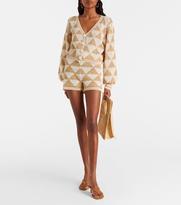 Maija crochet cotton shorts | Anna Kosturova