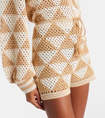 Maija crochet cotton shorts | Anna Kosturova