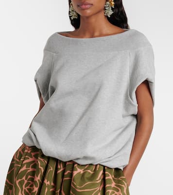 Sweat-shirt Cocoon en jersey de coton | Dries Van Noten