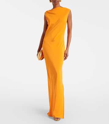Isla silk crêpe de chine gown | SIR