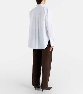 Cotton corduroy wide-leg pants | Toteme