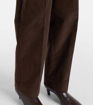 Cotton corduroy wide-leg pants | Toteme