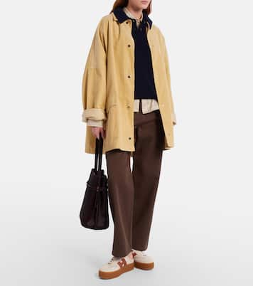 H698 suede platform mules | Hogan