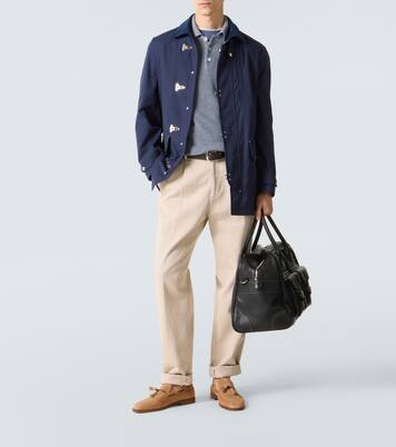 Linen and cotton polo shirt | Brunello Cucinelli