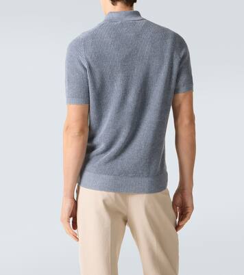 Linen and cotton polo shirt | Brunello Cucinelli